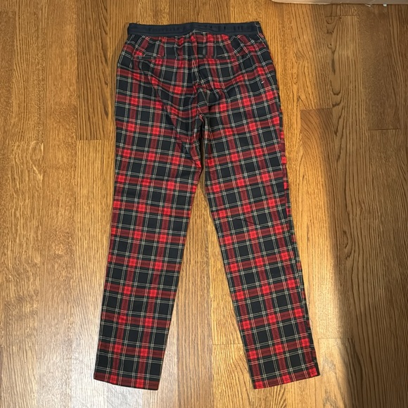 Plaid Straight-Leg Zara Pants - Picture 2 of 4